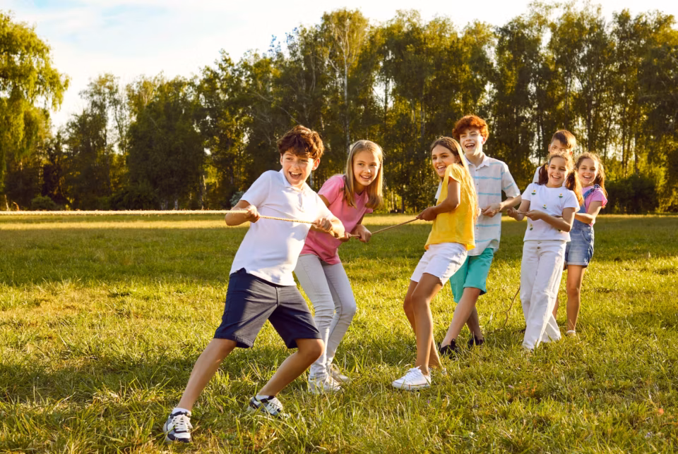 Spieldende Kinder
